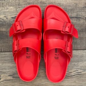 Birkenstock Arizona Essentials Sandal Slide Active Red EU 37. US Size 6